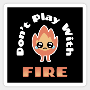 Don't Play With Fire Sticker